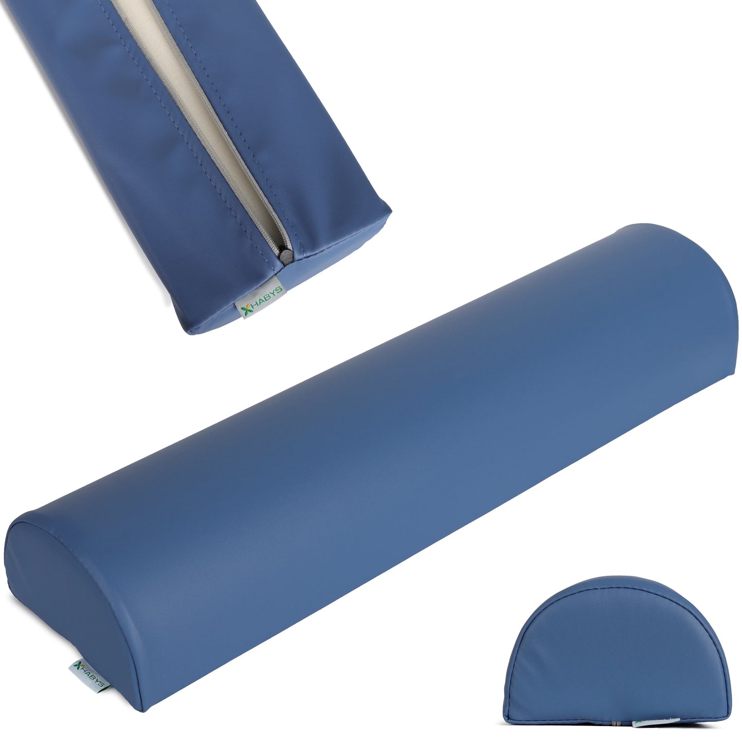 Полукруглый больстер 60x15x10, цвет: K651 синий
