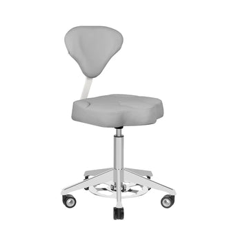 Cosmetic chair, AZZURRO 156F BUMP-UP, grey