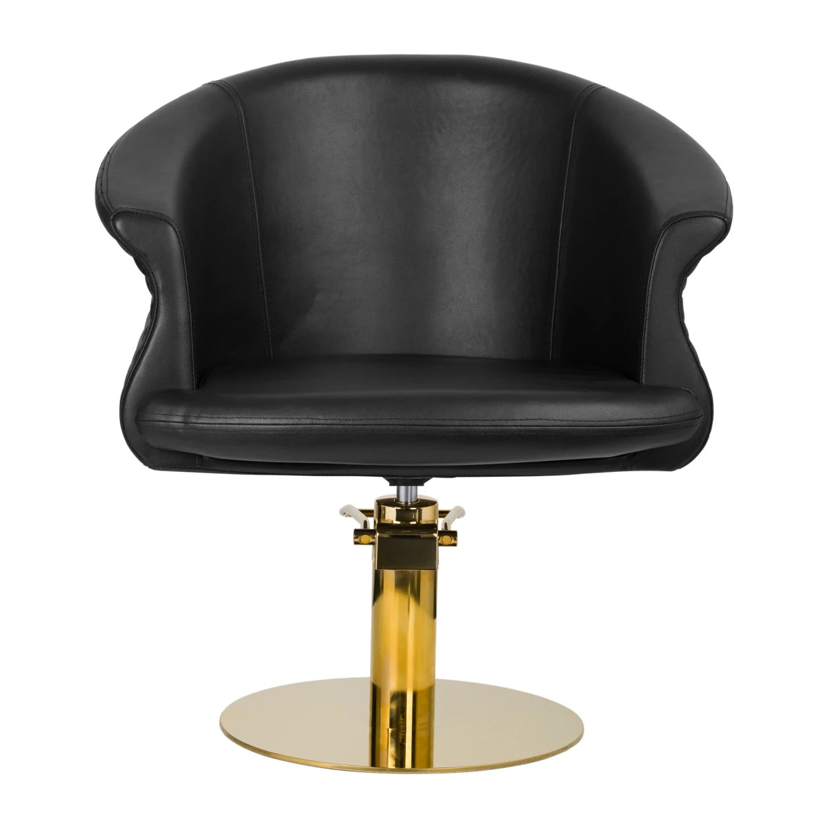 Hairdressing chair GABBIANO VERSAL GOLD BLACK
