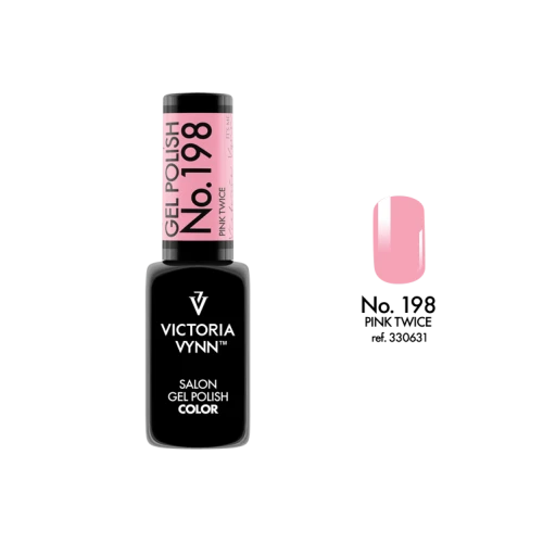 Hybridní lak 198 Pink Twice GP 8ml