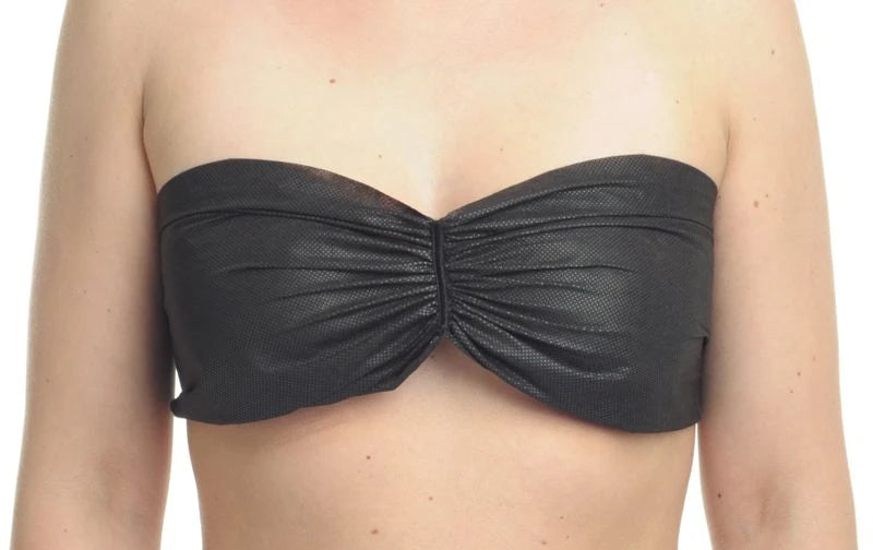 Disposable black bra 10pcs