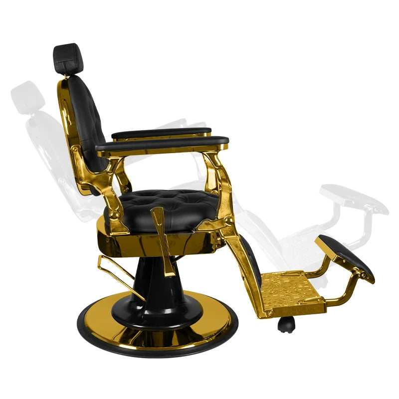 Barber Chair Gabbiano giulio gold black