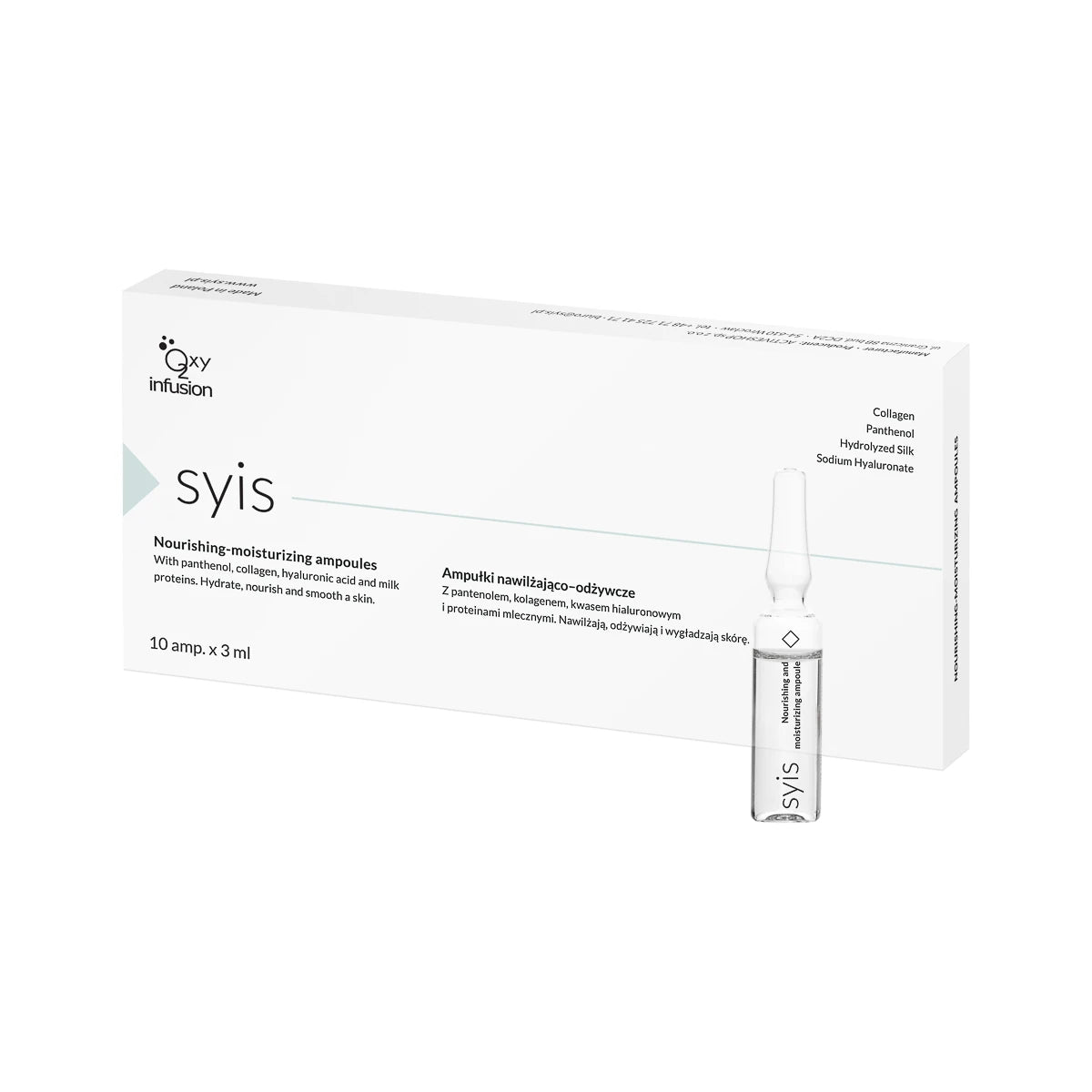 Syis zvlhčující a výživné ampule 10x3 ml