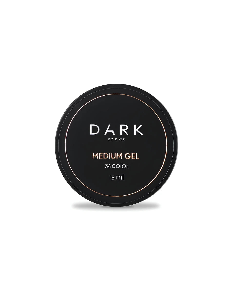 DARK Medium Gel №34, 15 ml (without brush)