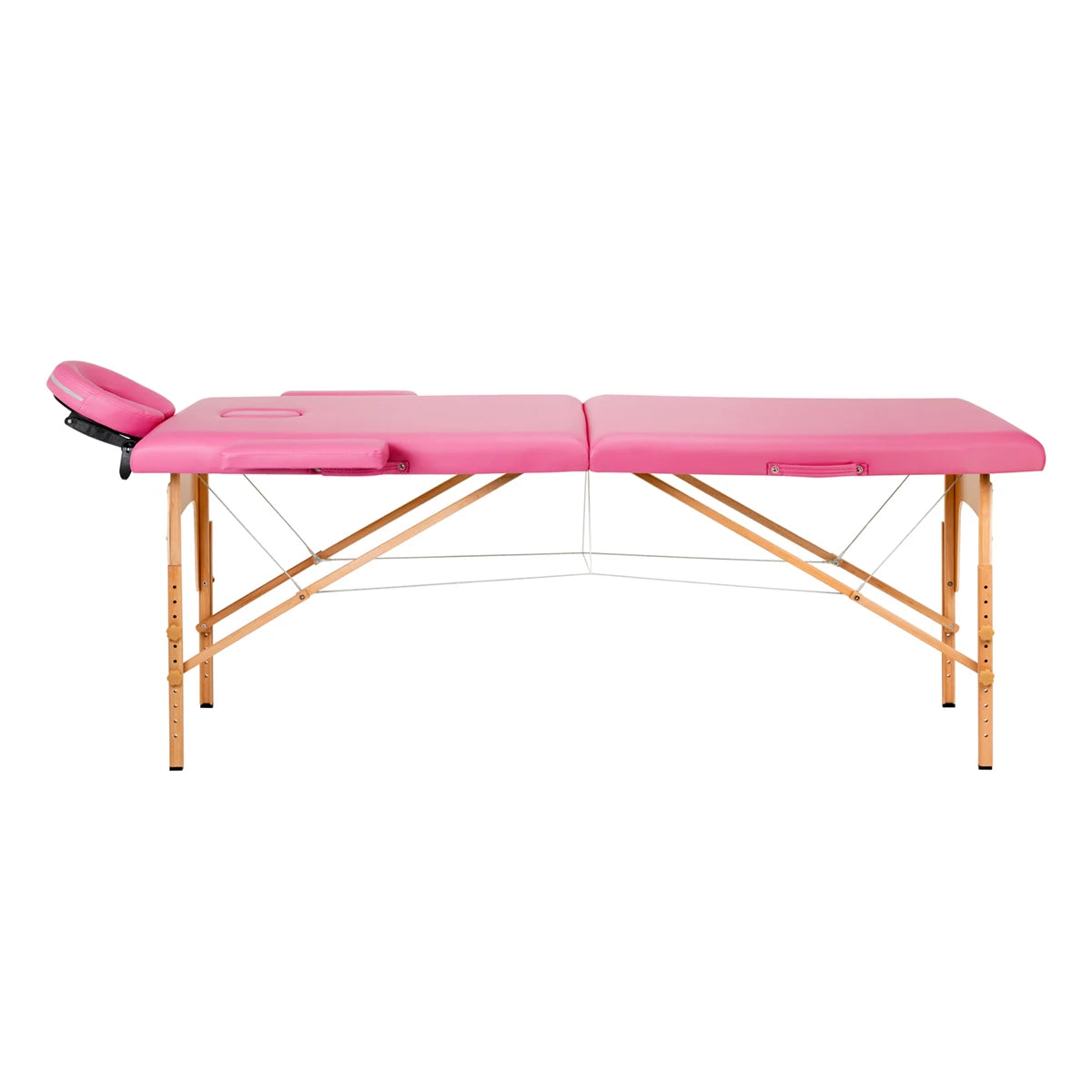 Bærbar massagebrikse træ Activ Fizjo comfort 2 segment rosa