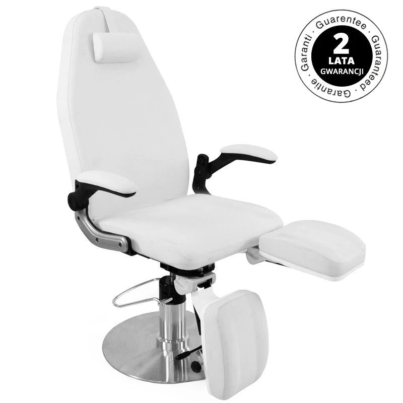 Azzurro hydraulische pedicure behandelstoel 713a, wit