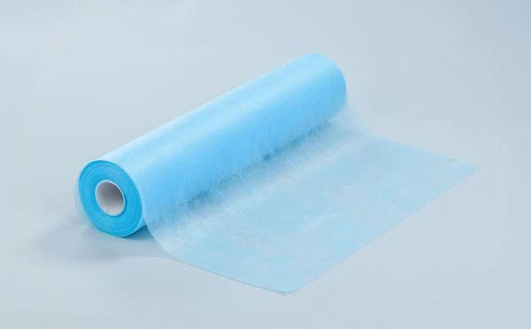 NON-woven bedsheet in roll with perforation Medixpro 60cm x 50m -BLUE