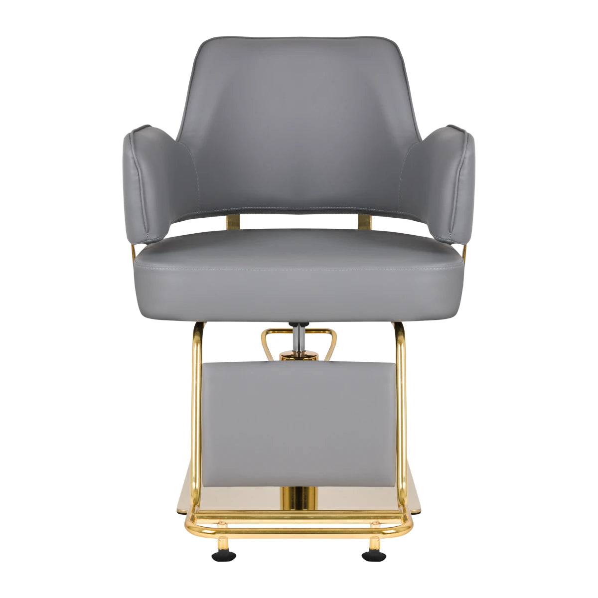 Hairdressing chair GABBIANO LINZ GOLD GREY
