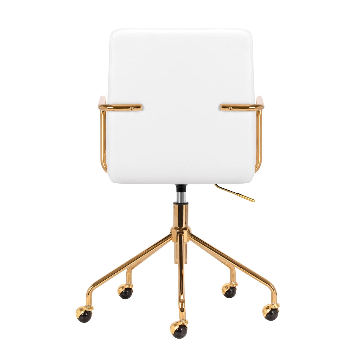 Cosmetic chair QS-OF211G, gold-white