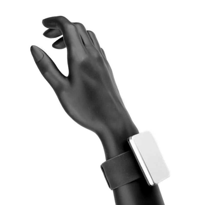 Black magnetic band for cufflinks