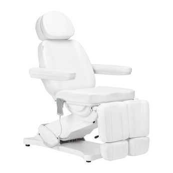Pedikīra krēsls SILLON CLASSIC PEDI, 2 motori, balts