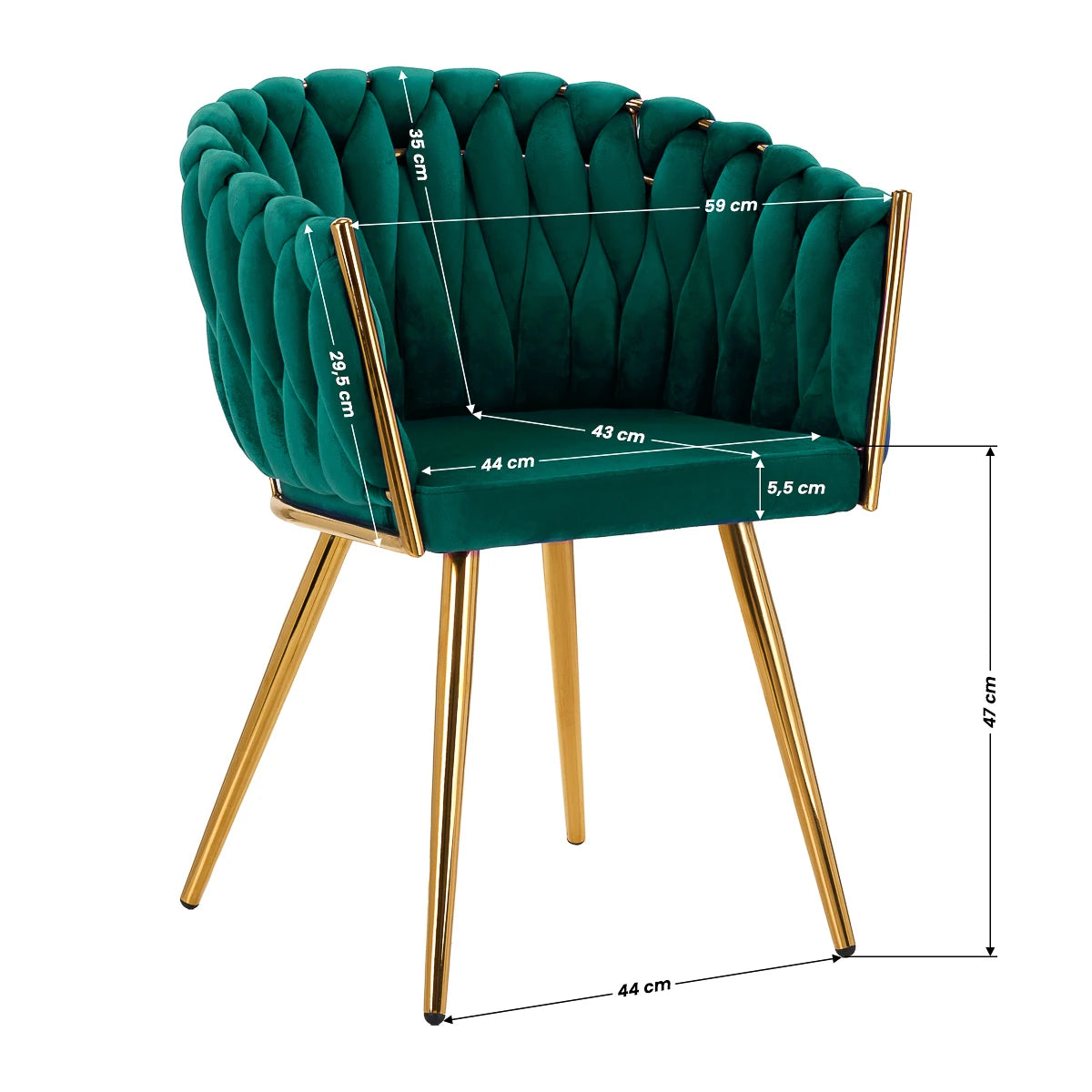 4Rico Armchair QS-GW06G green