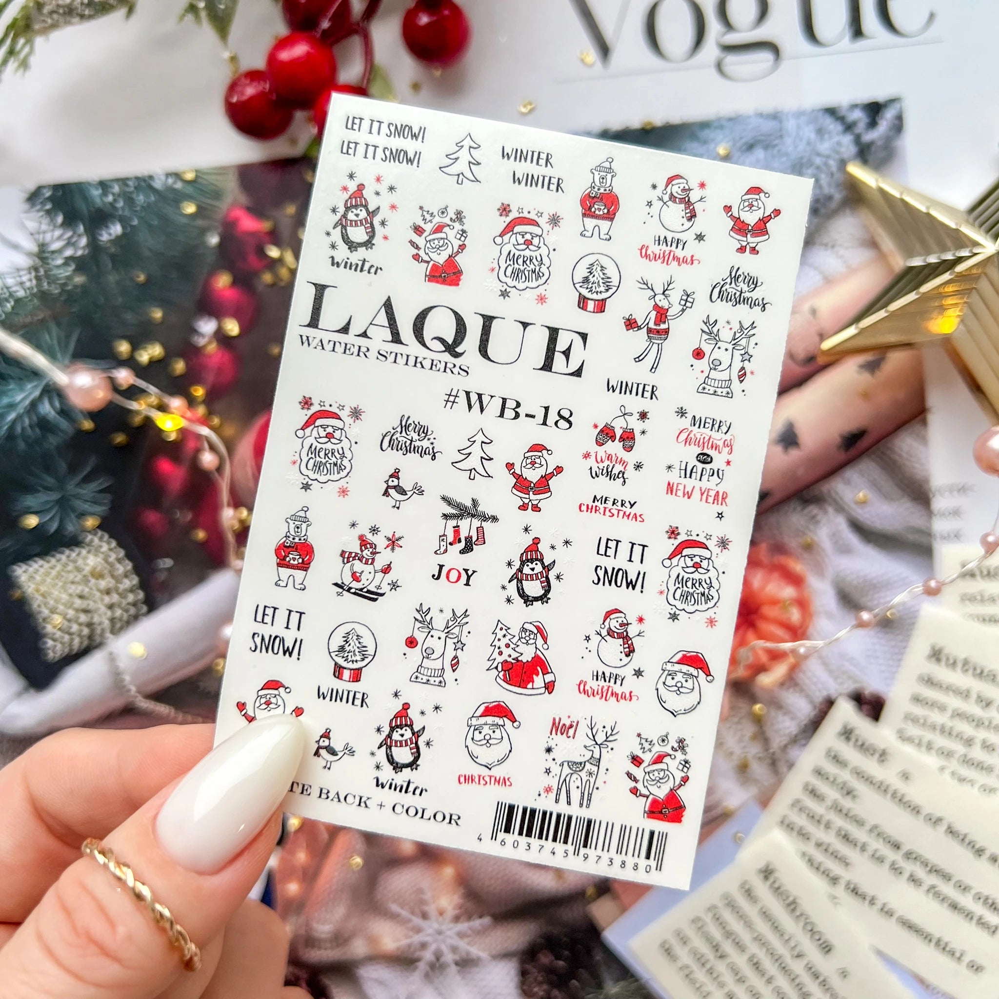 LAQUE NailArt-Einleger Design #WB-18