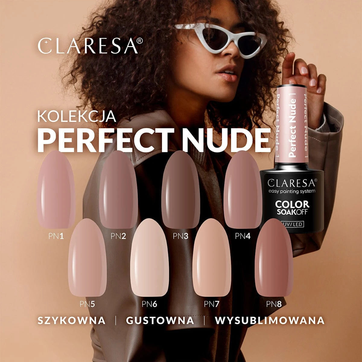 Claresa hibridinis nagų lakas PERFECT NUDE 7, 5g