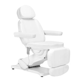Kosmetoloģijas krēsls - kušete SILLON CLASSIC, 4 motori, balts