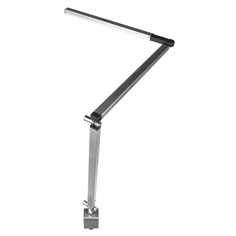 LED table lamp, silver