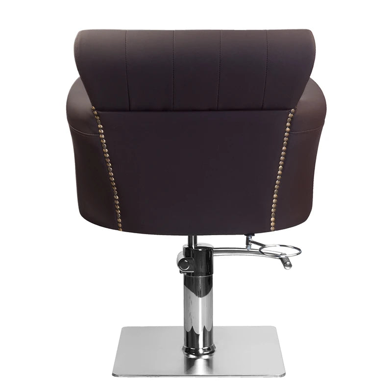 Парикмахерское кресло Hair System BER 8541, коричневое