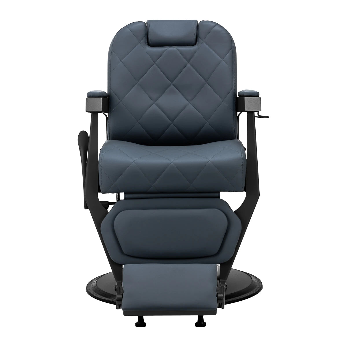 Gabbiano barber chair Bruno with black frame Graphite