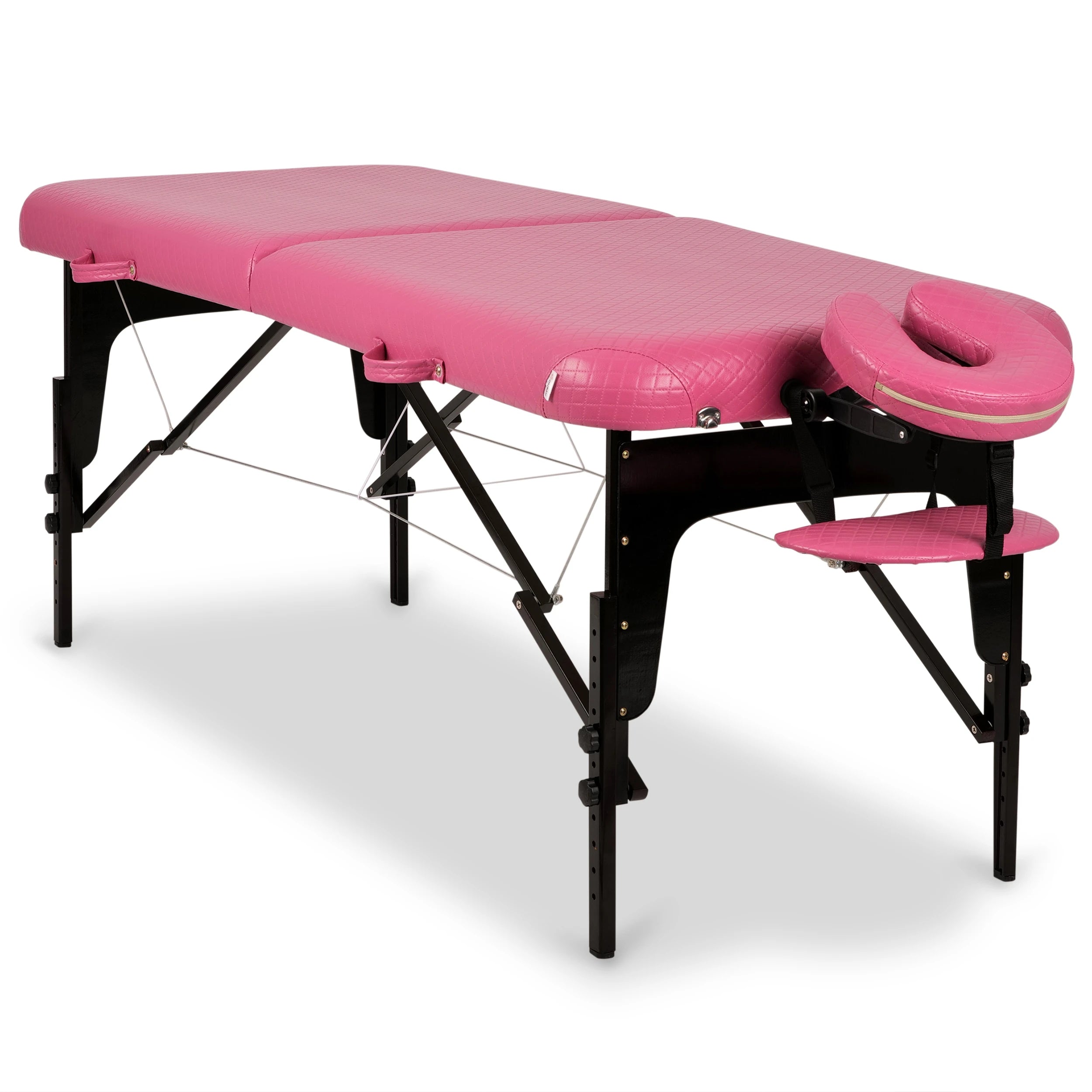 Portable cosmetic and massage bed Estetic Blush Comfy Base K510 Pink