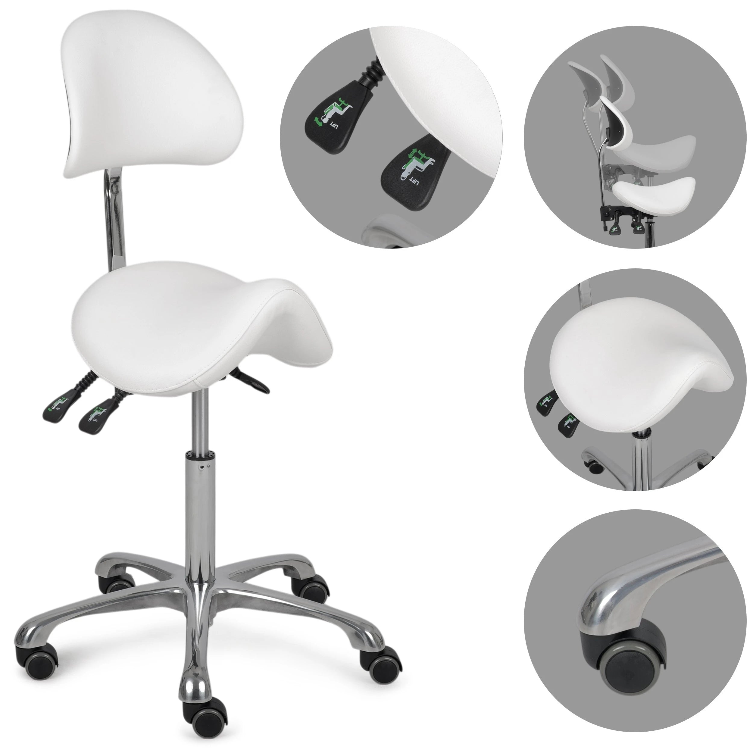Hocker Diana So Skin K401, Weiß