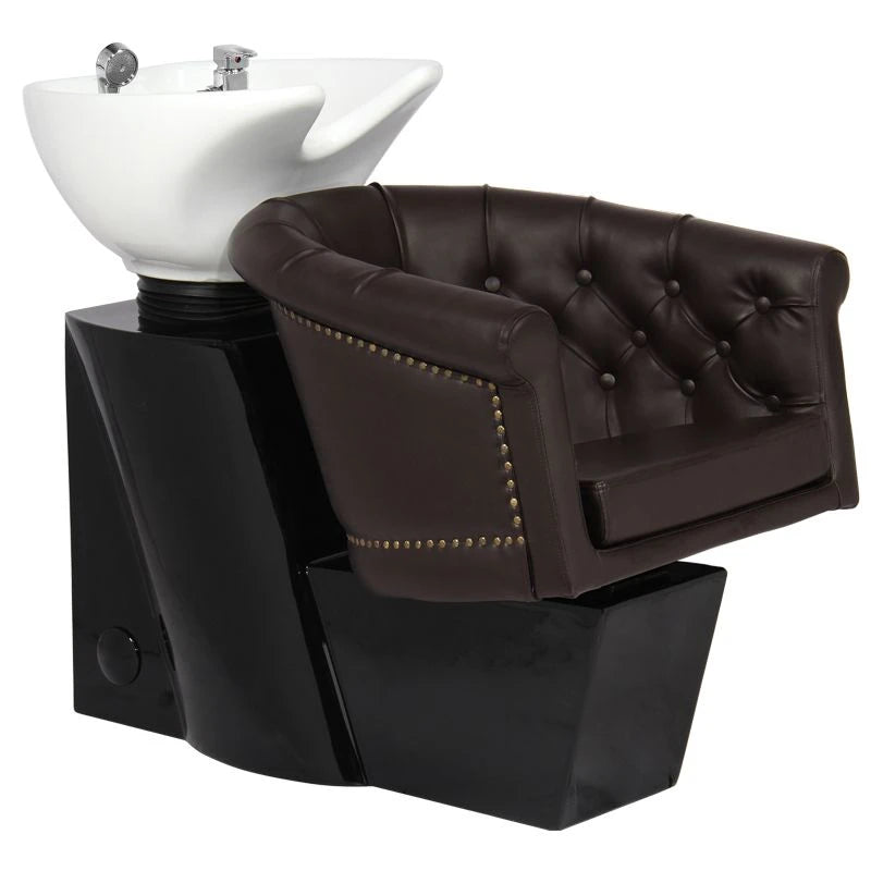 Coiffure backwash Gabbiano London marron