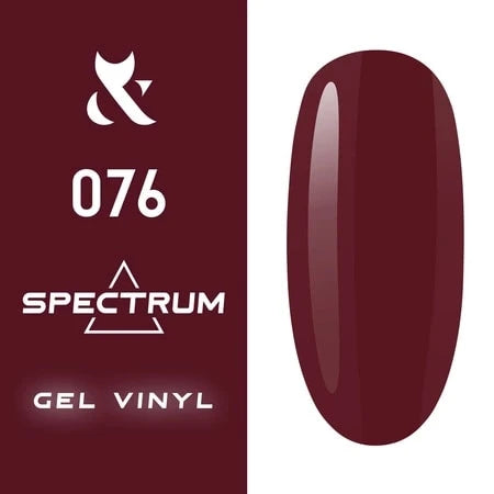 F.O.X Gēla nagu laka Spectrum 076 Gold, 7 ml