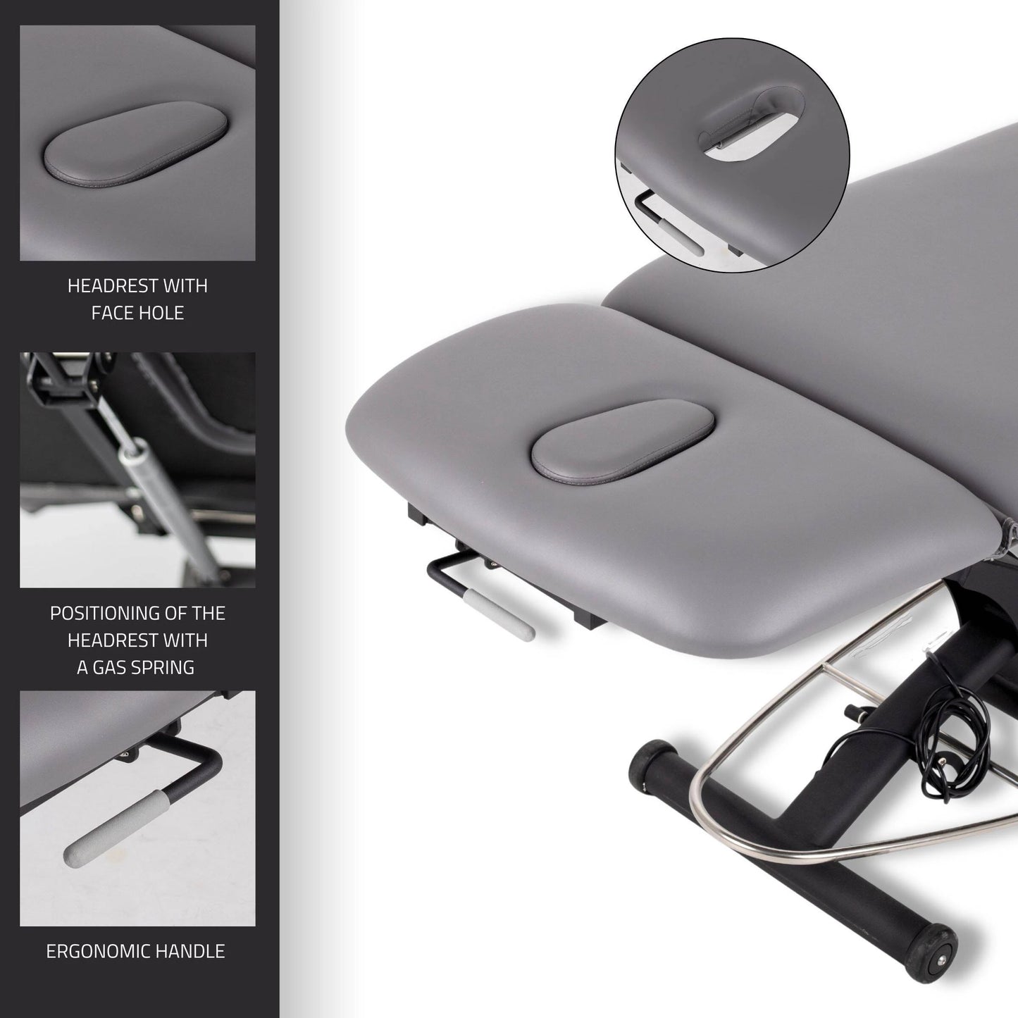 Agila 2 Elektrische Therapieliege Soft Touch K622, Grau