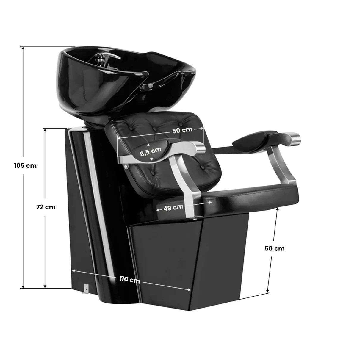 Hairdressing backwash GABBIANO LYON BLACK