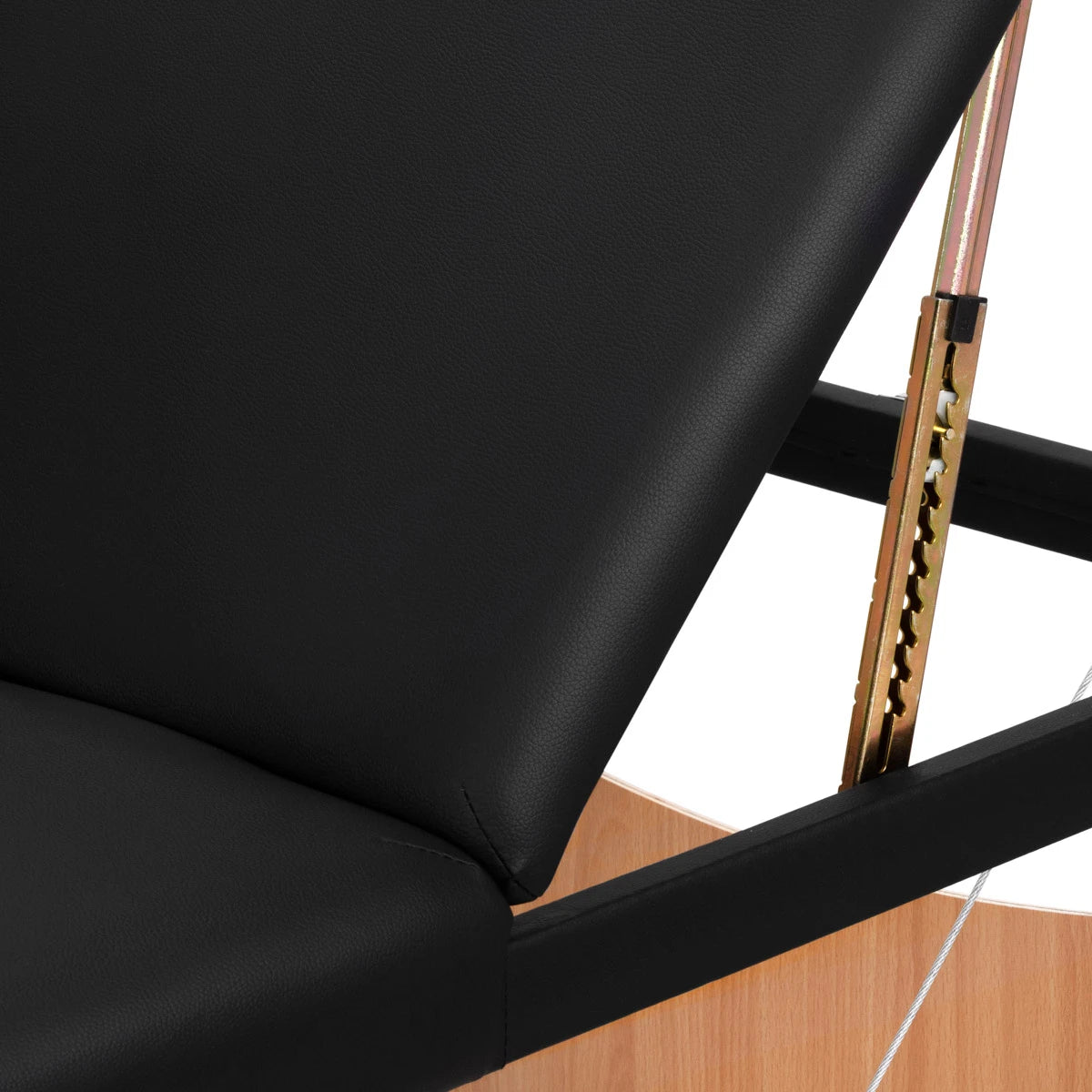 Balance Koka saliekamais masāžas galds, 3 sekcijas, 190x70, melns