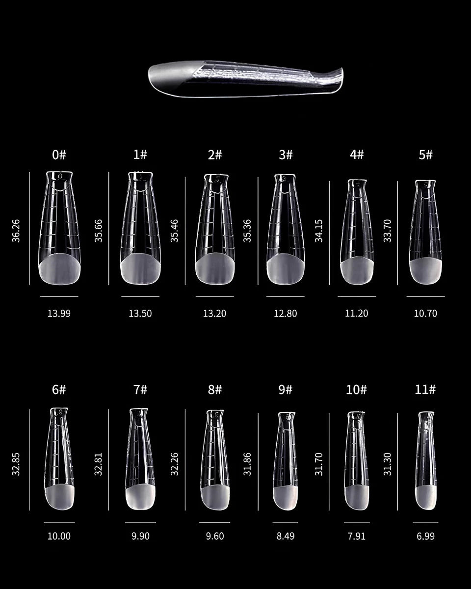 DARK by Rior Nagelformen-Set mit Schablonen