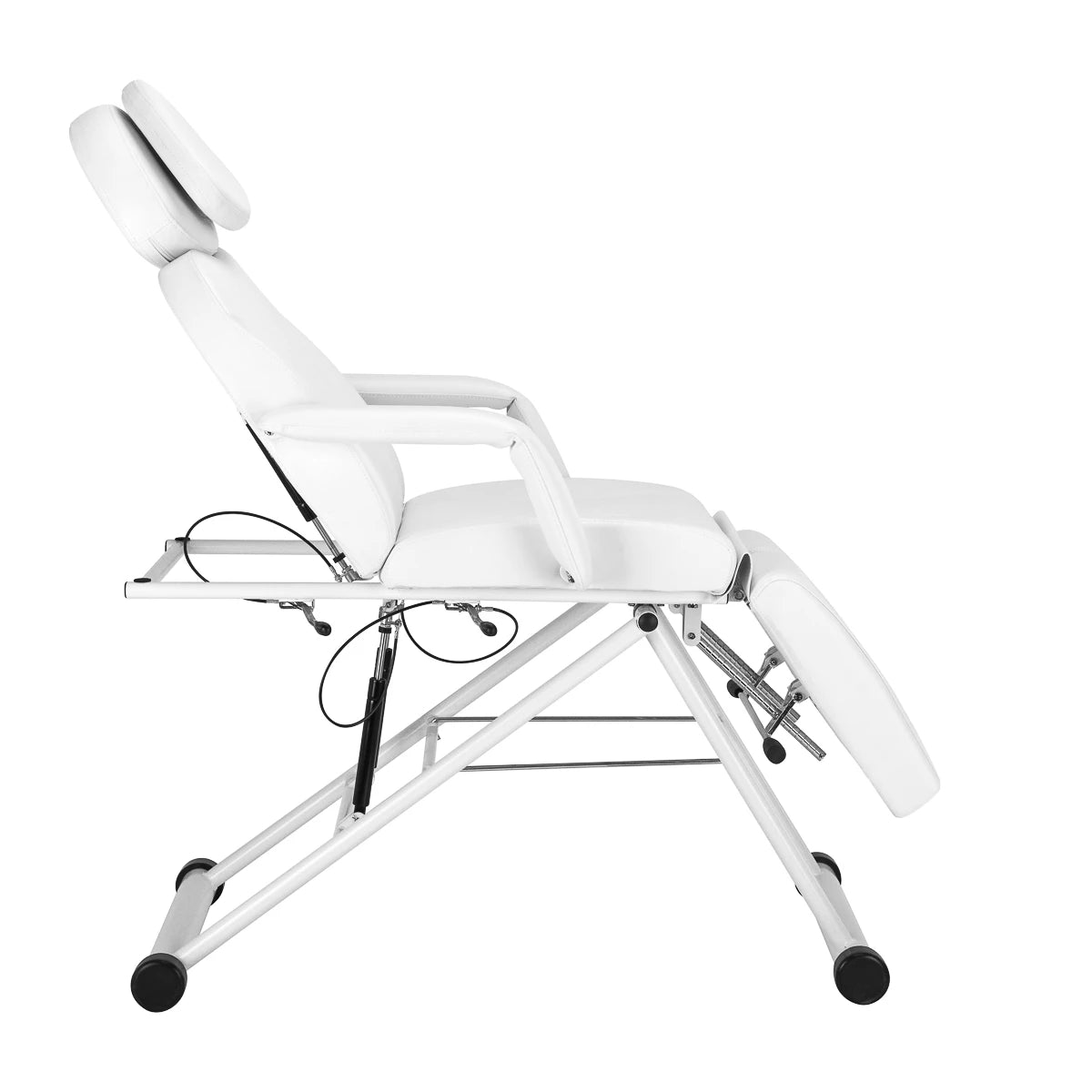 Kosmetoloģijas krēsls - kušete AZZURRO 563, balts