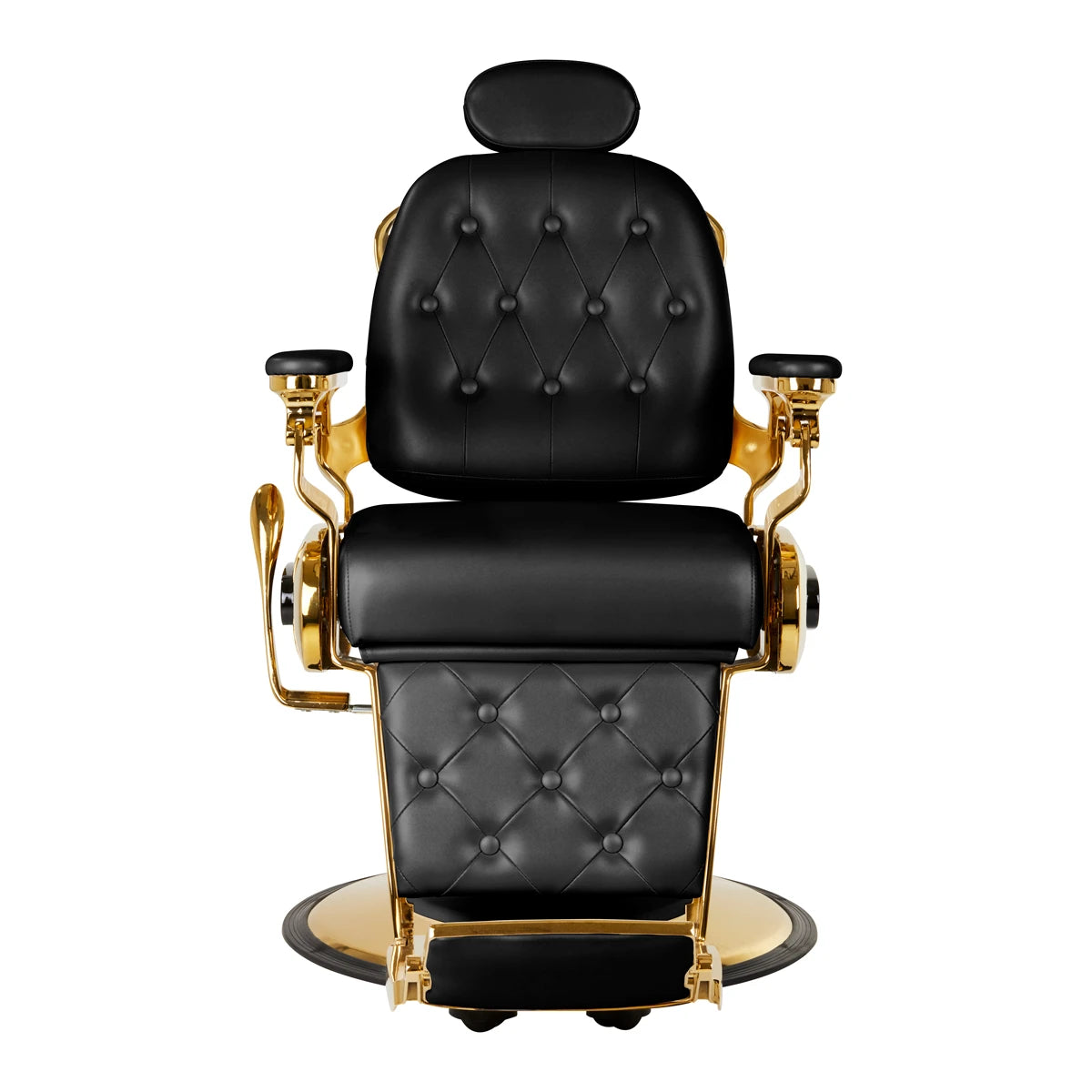 Fauteuil Barbier Gabbiano Grancesco noir and or