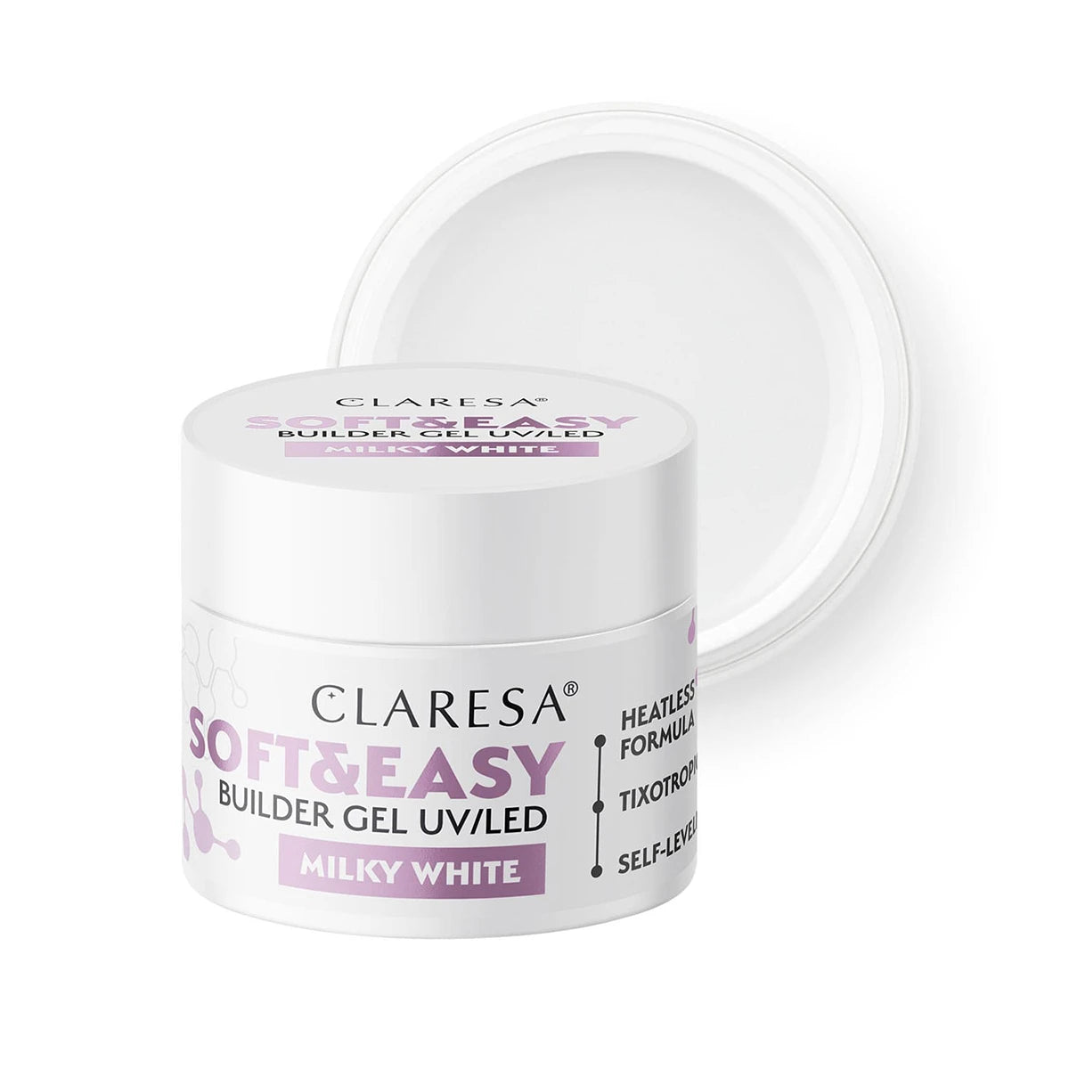 Soft&Easy Single phase gel milk white 12g