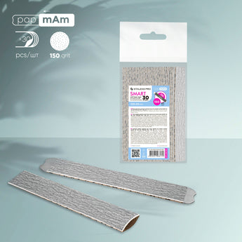 Staleks SMART 20 maināmie faili taisnai pamatnei uz mīkstas pamatnes, 150 grit, 30 gab.