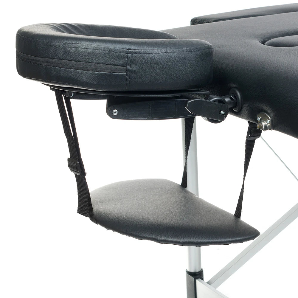 Sulankstomas masažo stalas COMFORT 11, juodas
