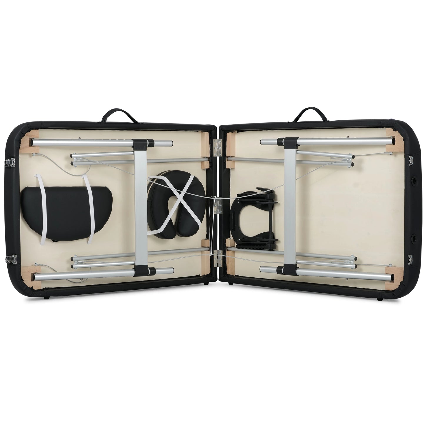Bærbar behandlerbriks og massagebrikse Estetic Comfy Base K515, sort