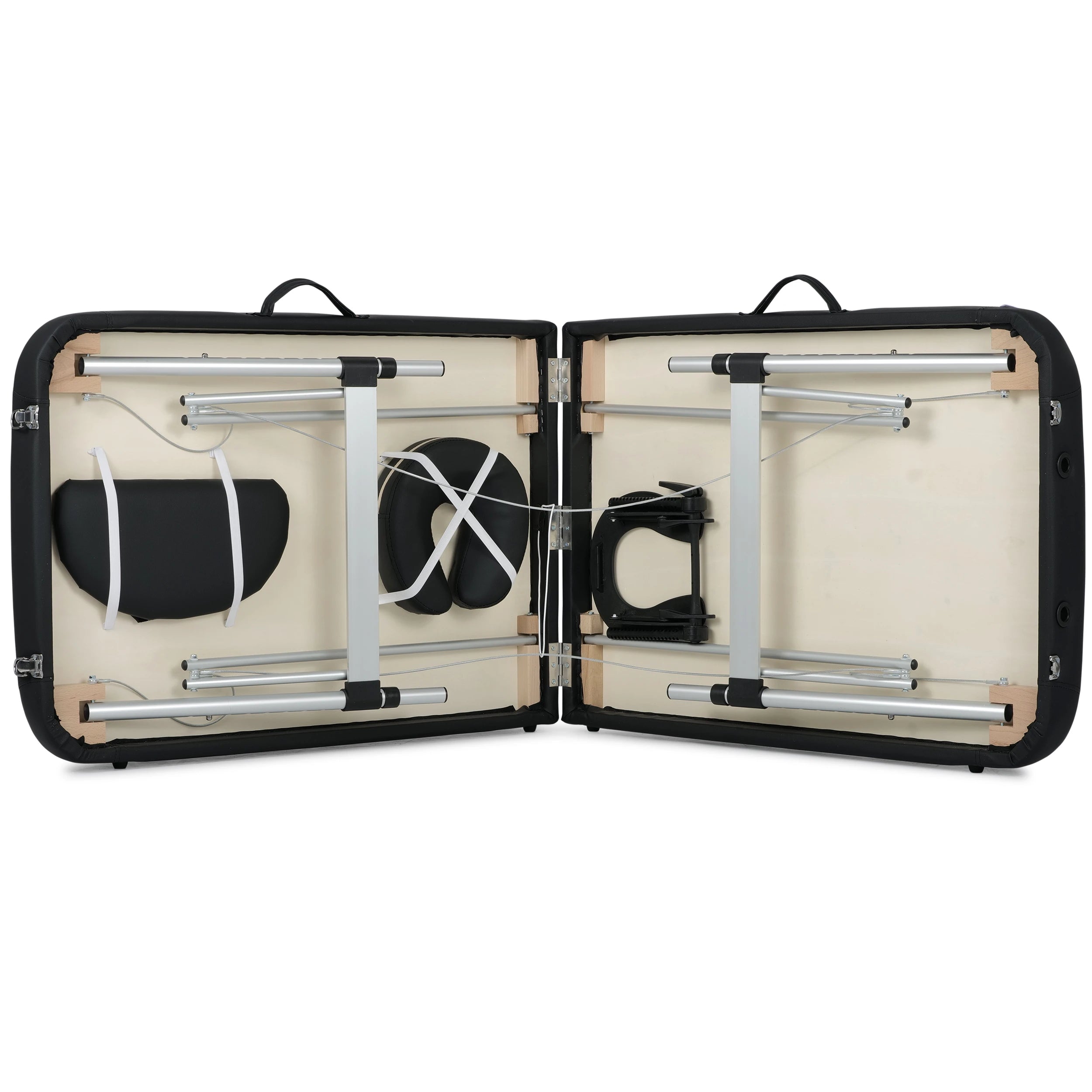 Bærbar behandlerbriks og massagebrikse Estetic Comfy Base K515, sort