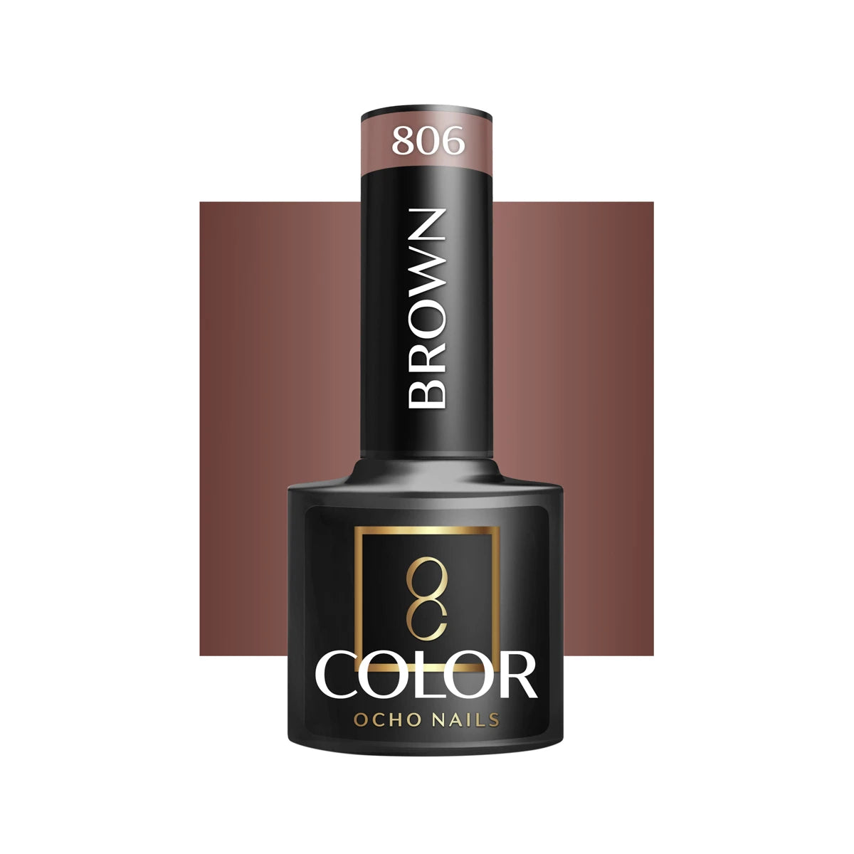 OCHO NAILS Geellakk Brown 806, 5 g