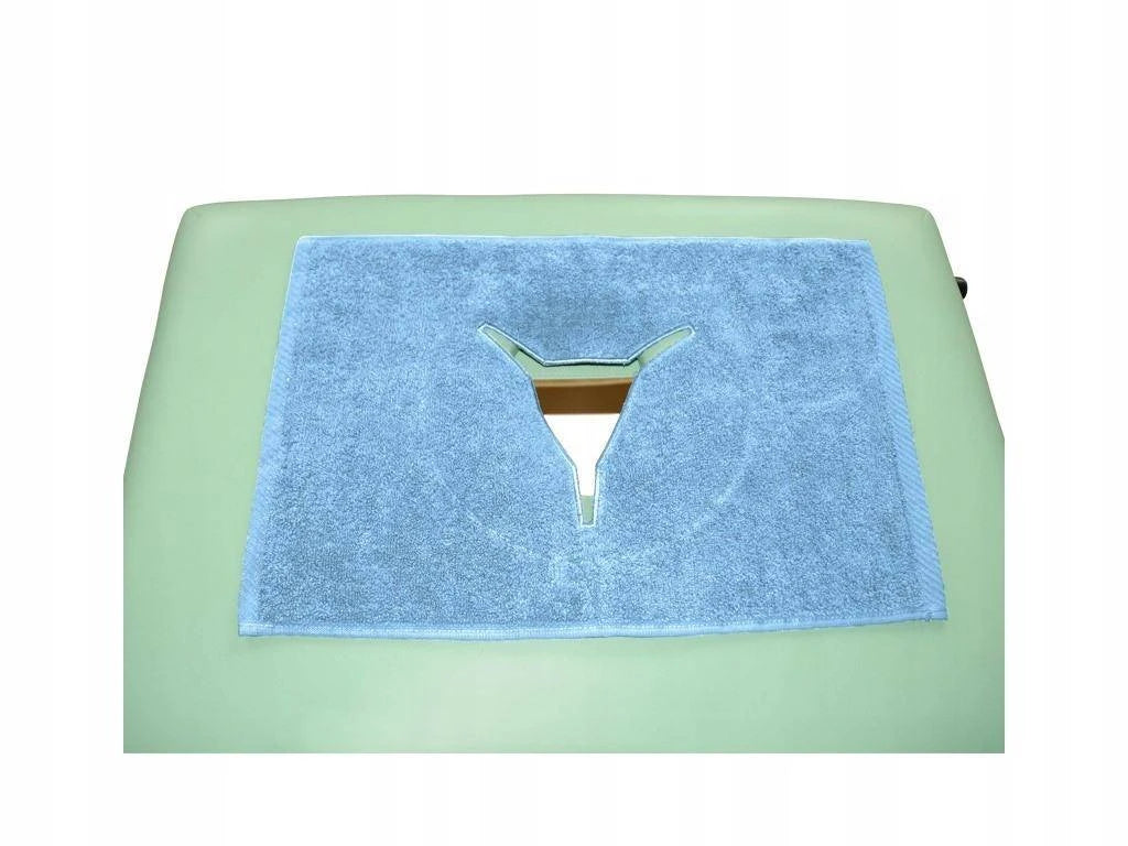 Terry face hole cover blue