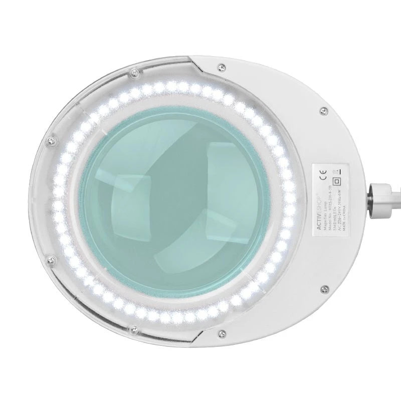 Elegante 6025 Lupenleuchte mit Stativ, 60 LED