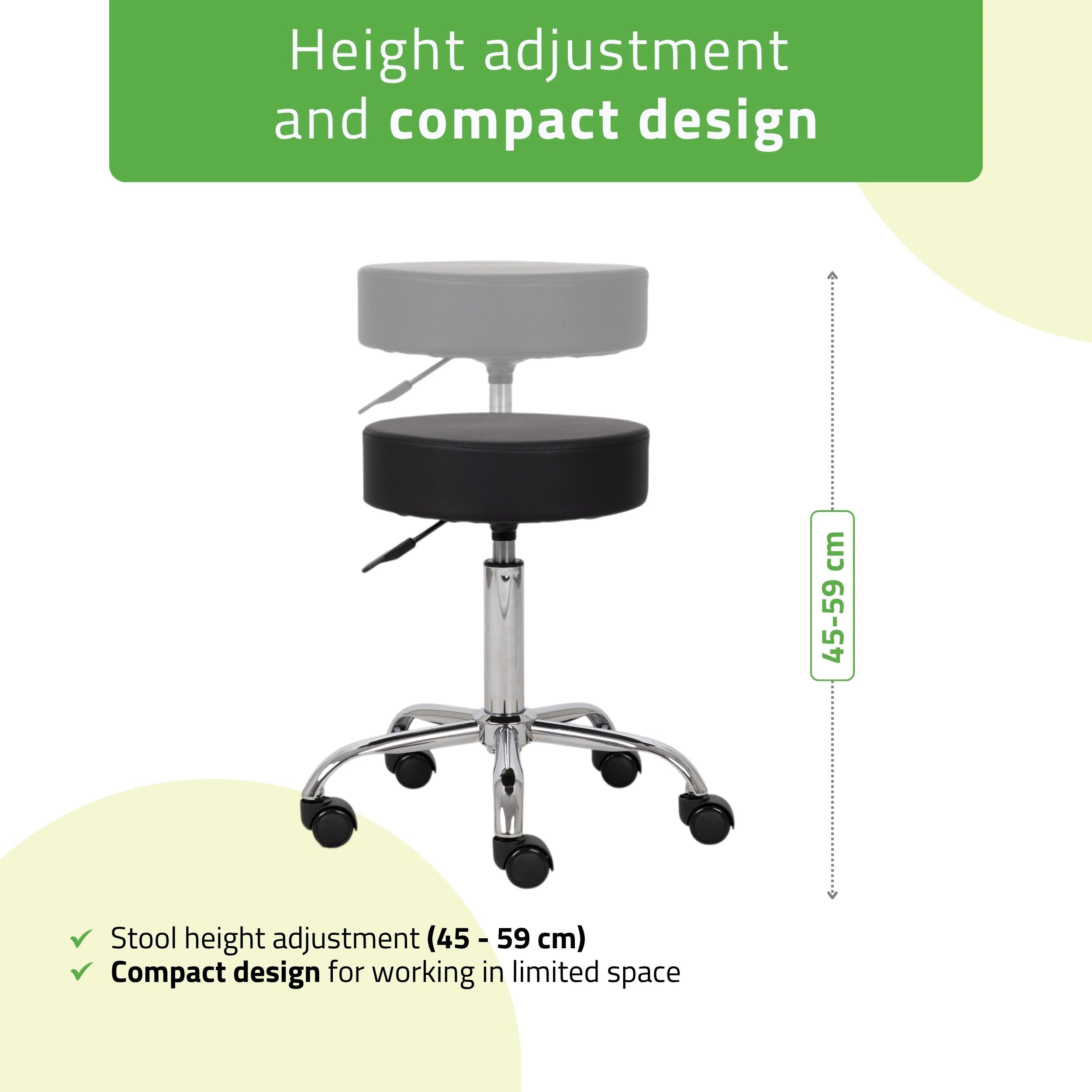 Stool TILA, Comfy Base k515 black