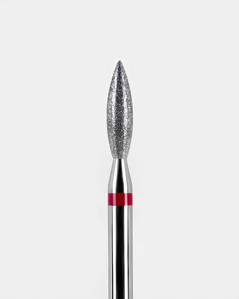 Dark by Rior Diamanten freesstift vlam 0,24 mm rood