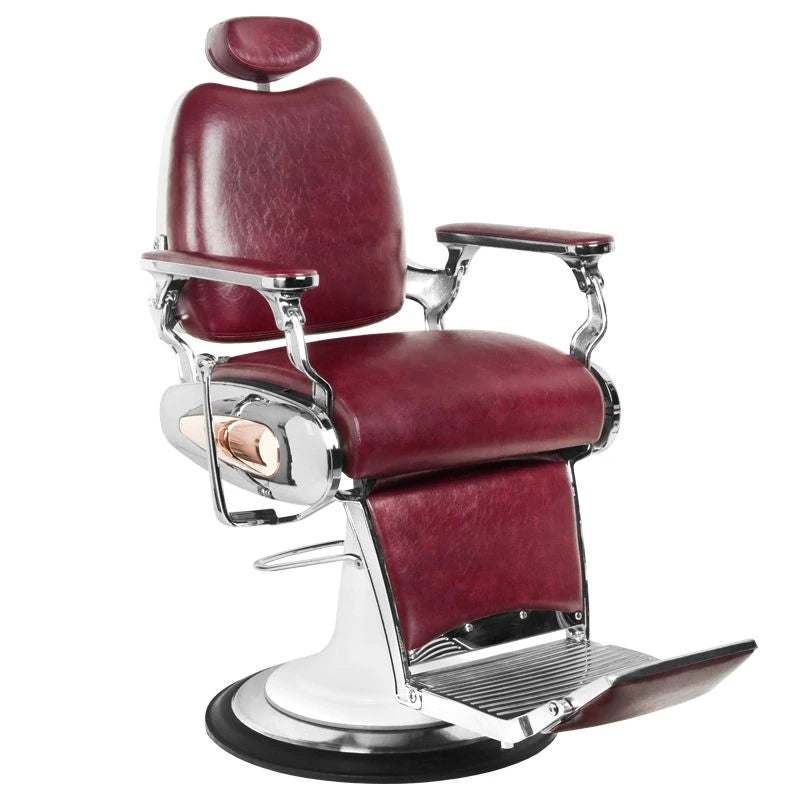 fauteuil Barbier Gabbiano moto style bordeaux