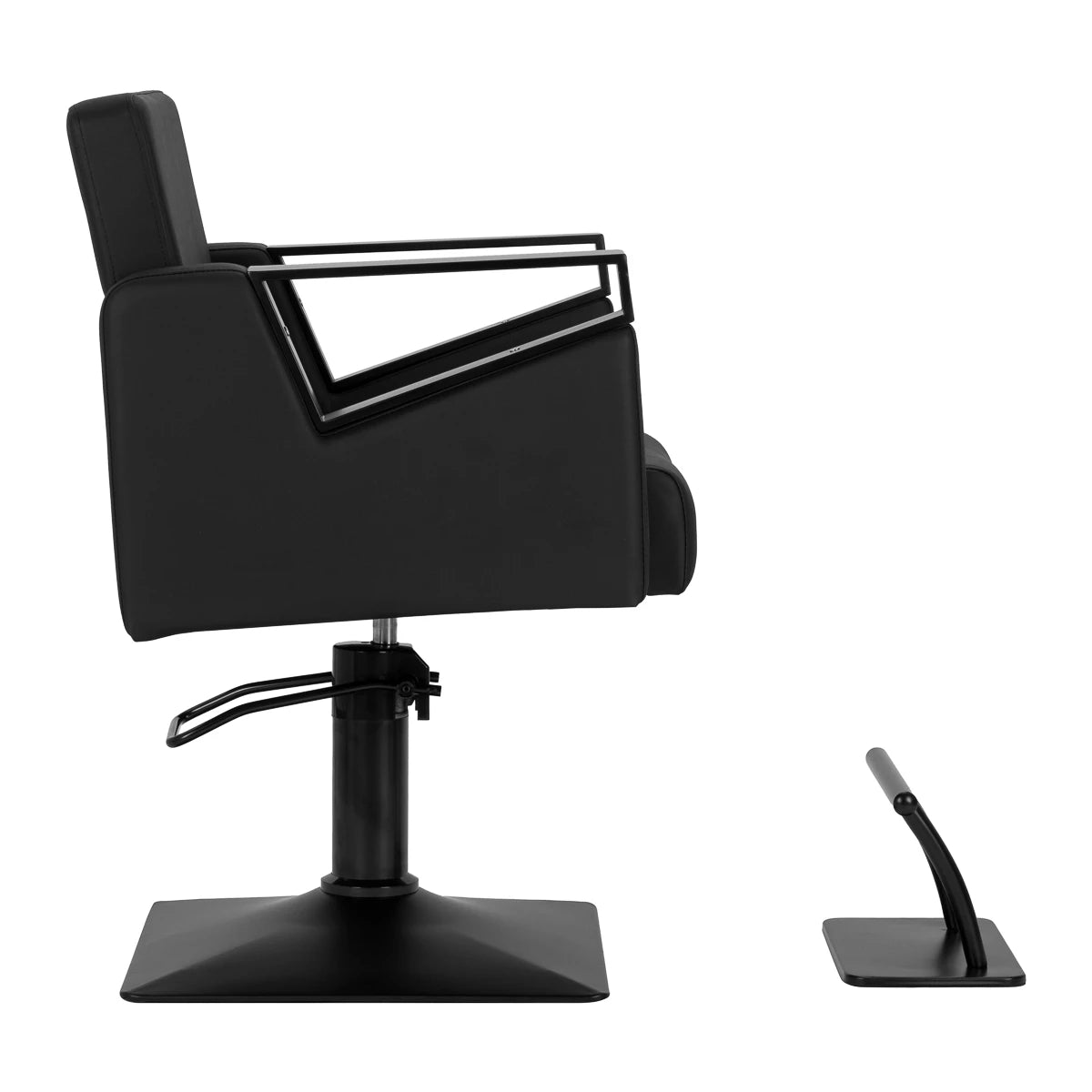 Fauteuil de coiffure cheveux System Duplex noir noir