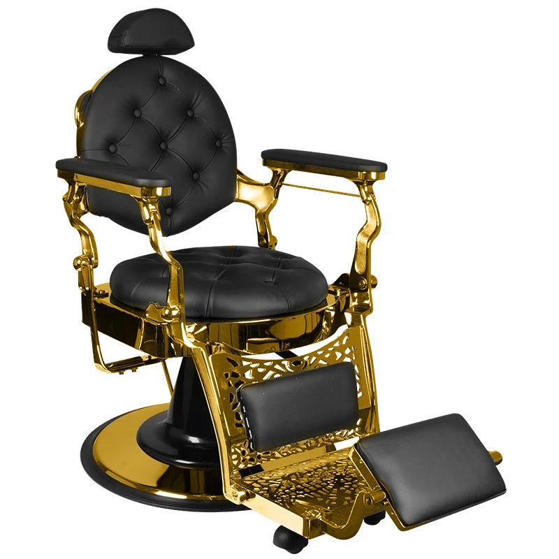 Barber Chair Gabbiano giulio gold black