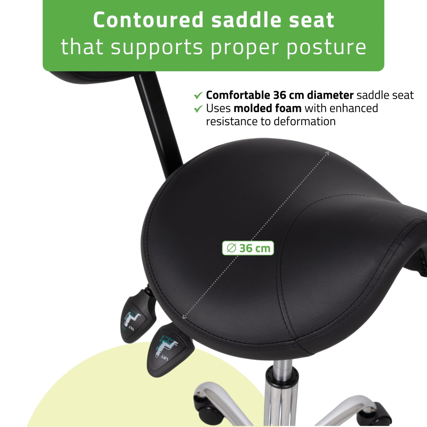 Meistro kėdė Sola Comfy Base K515, juoda