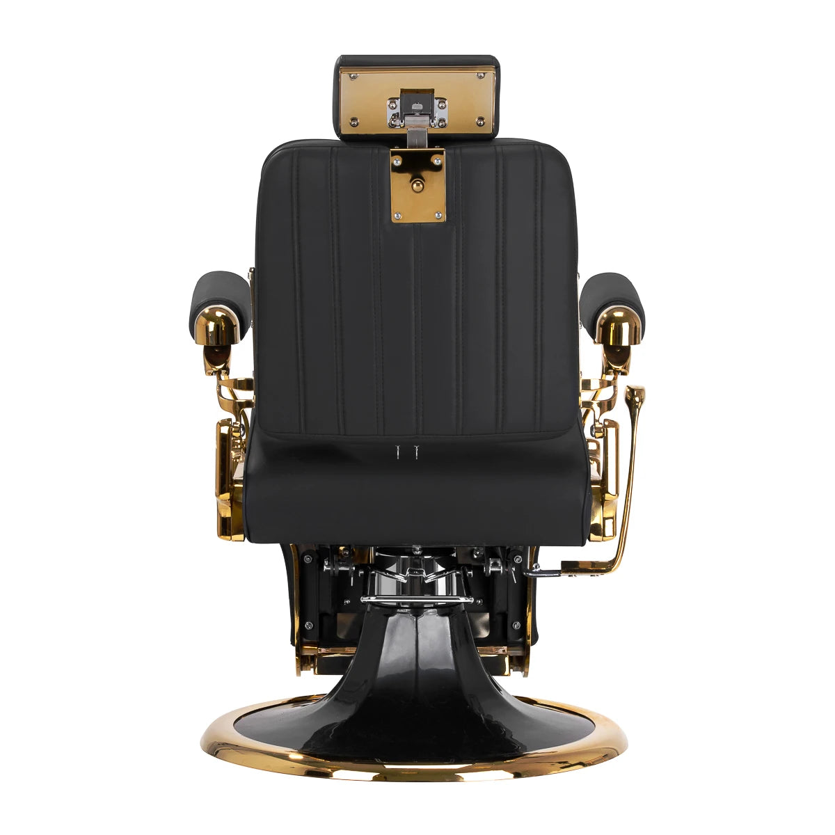 Barber Chair Gabbiano Leonardo Gold Black