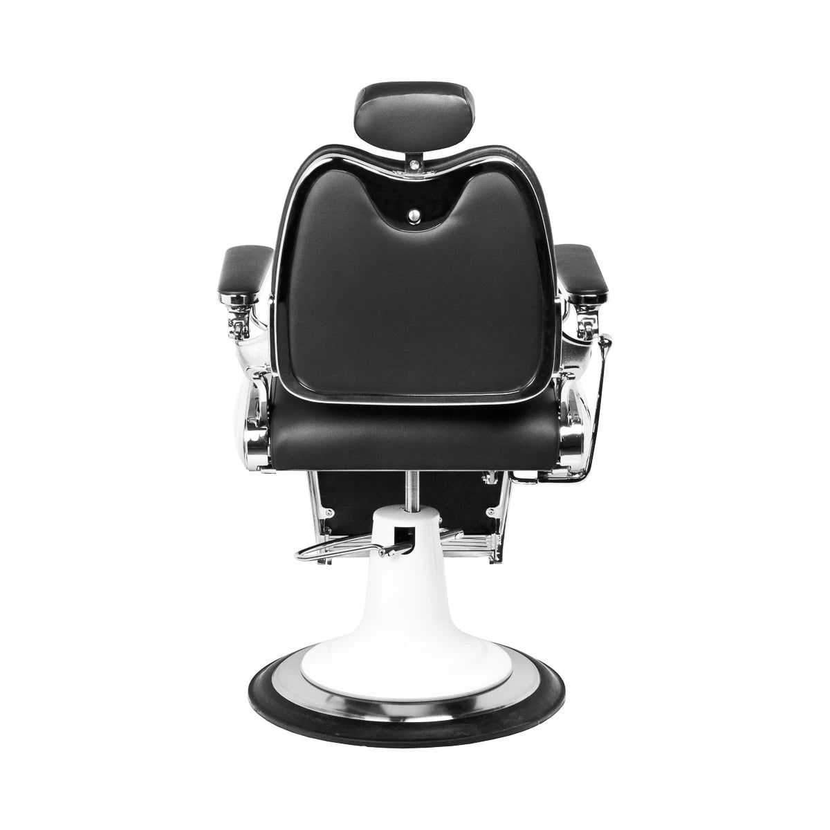 fauteuil Barbier Gabbiano noir moto style