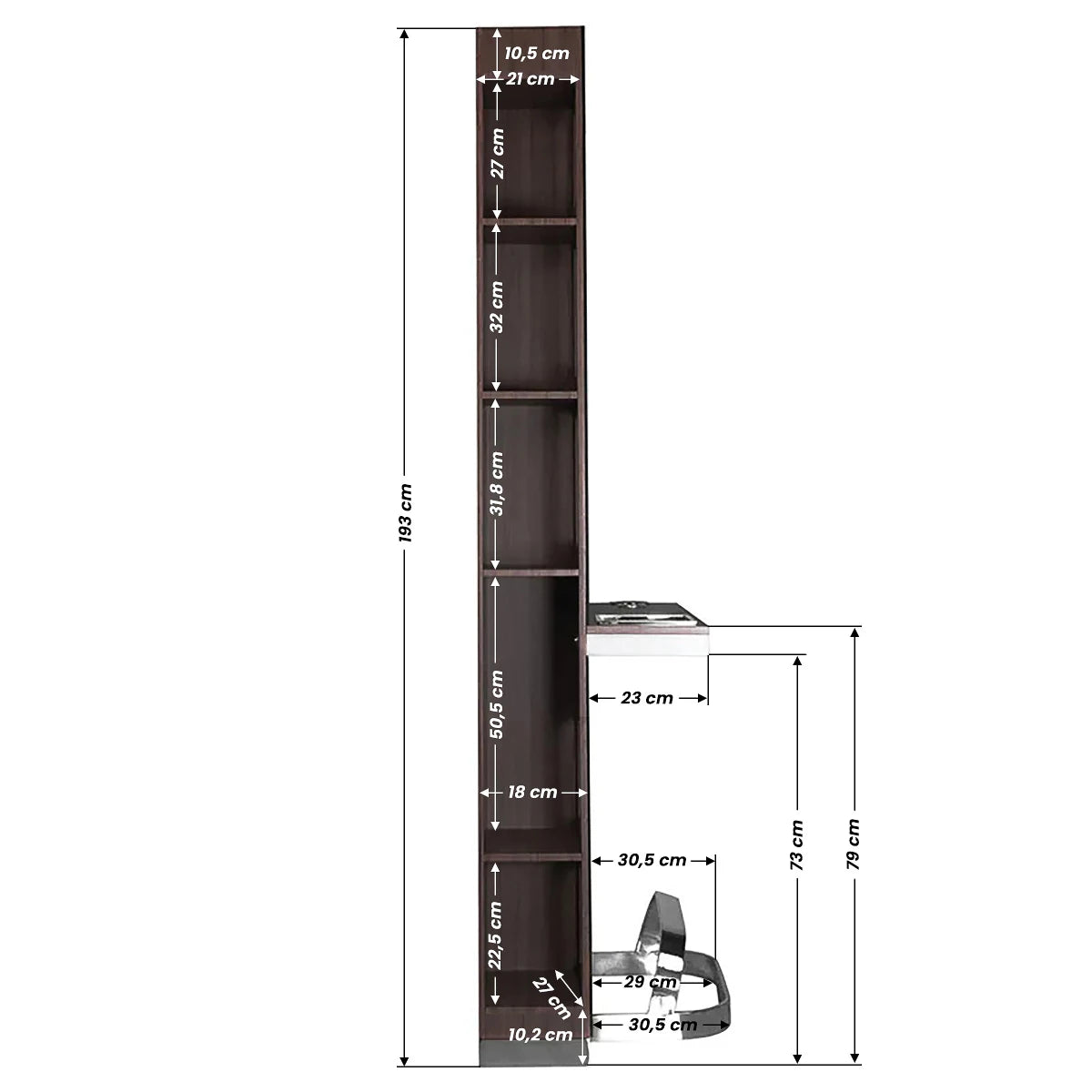 Gabbiano Frizieru konsole b058, Venge