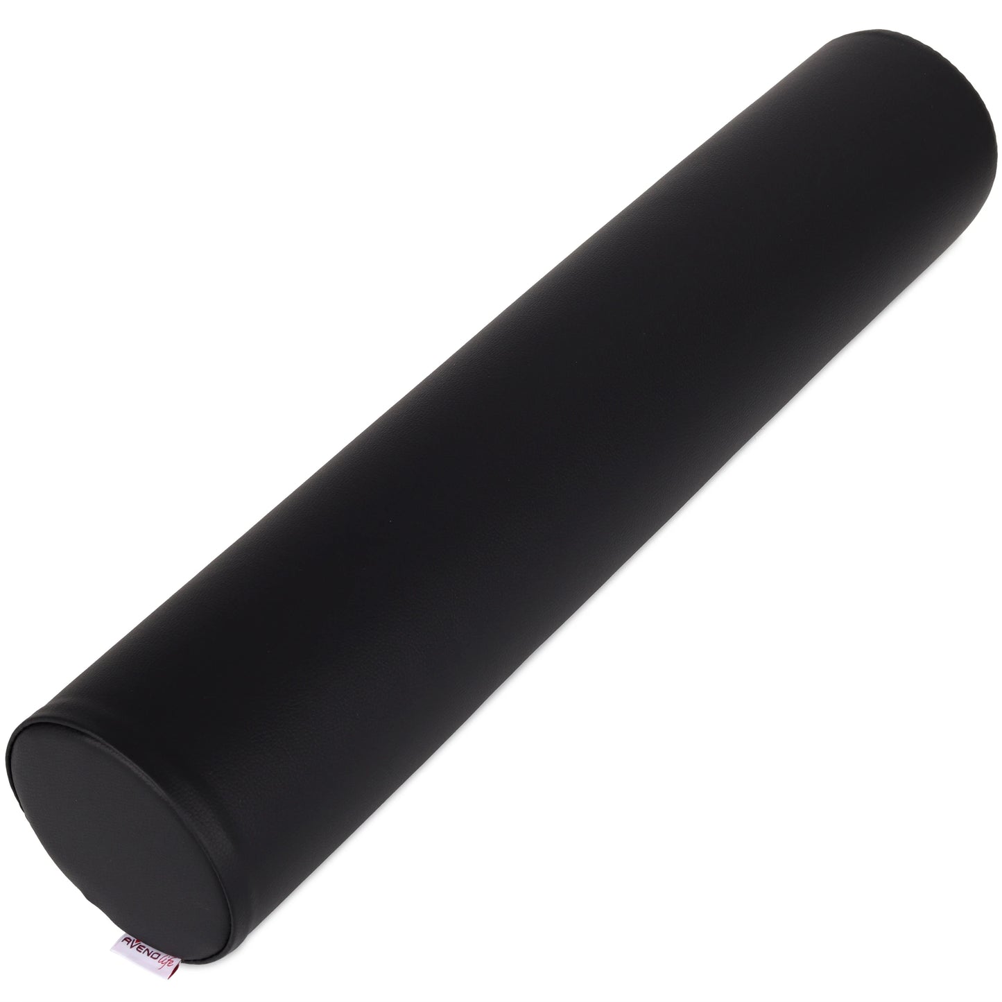 Rundes Nackenrolle 12x60 Comfy Base PU K515, Schwarz